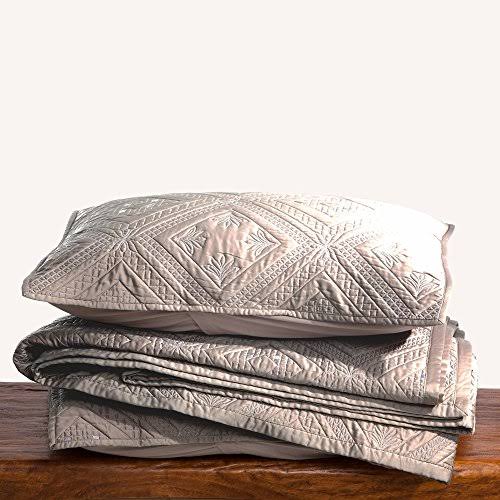 Crystal Khaki Queen Quilt K9444