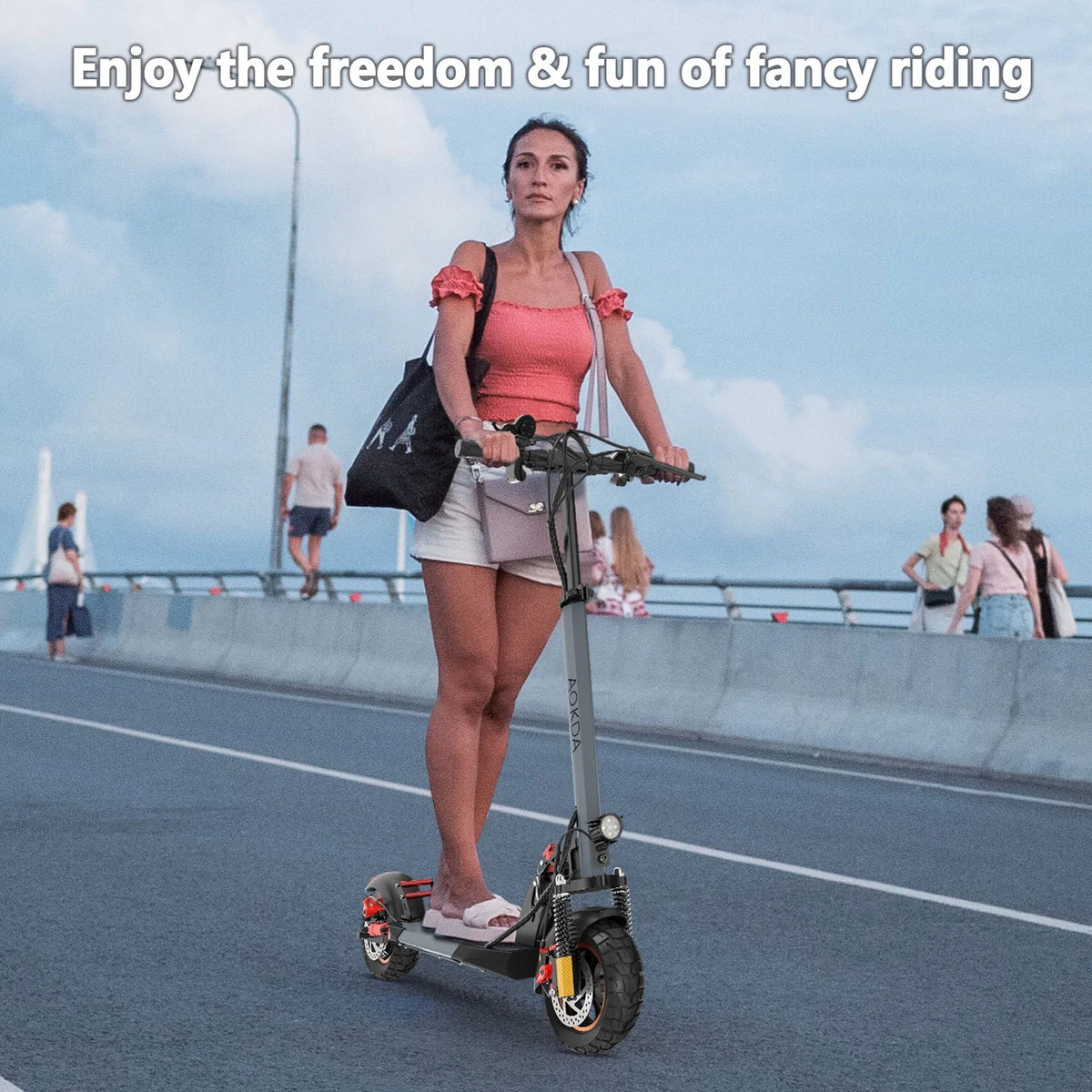 500W 3 Speeds Foldable Electric Scooter J8077
