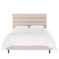 Full Velvet Ivory Bed B266021