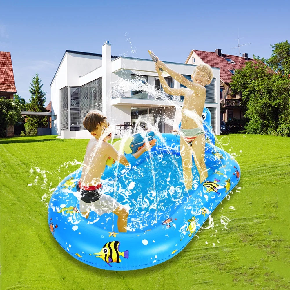 Inflatable Sprinkler Pool 170 * 101cm / 67 * 40in B20532