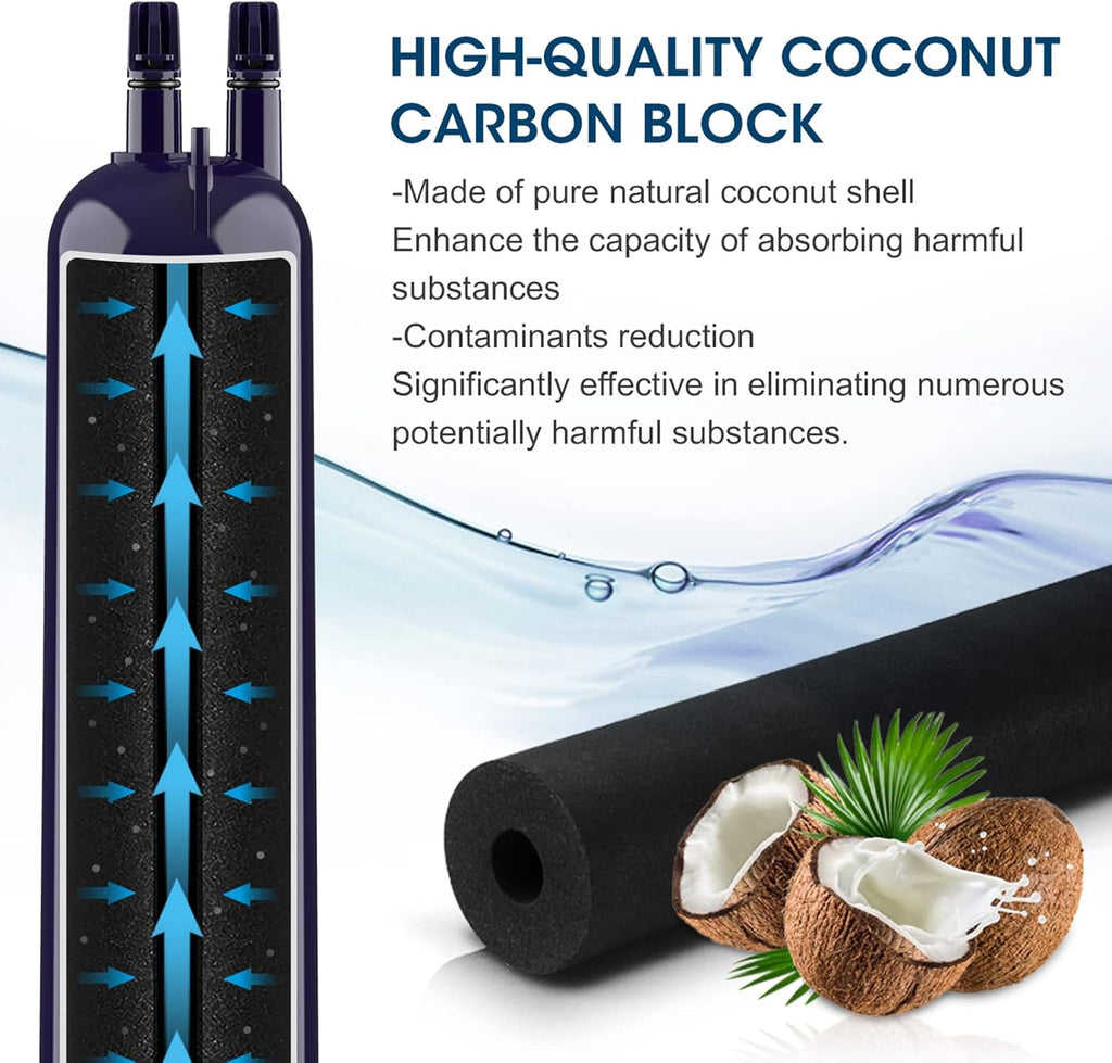 3 Pack Compatible Refrigerator Water Filter V587