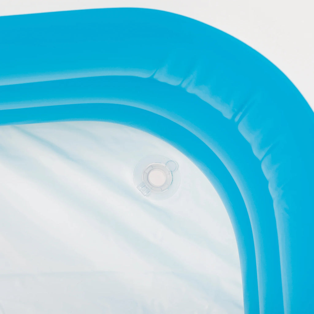 10-Foot Rectangular Inflatable Family Pool, Blue T70139
