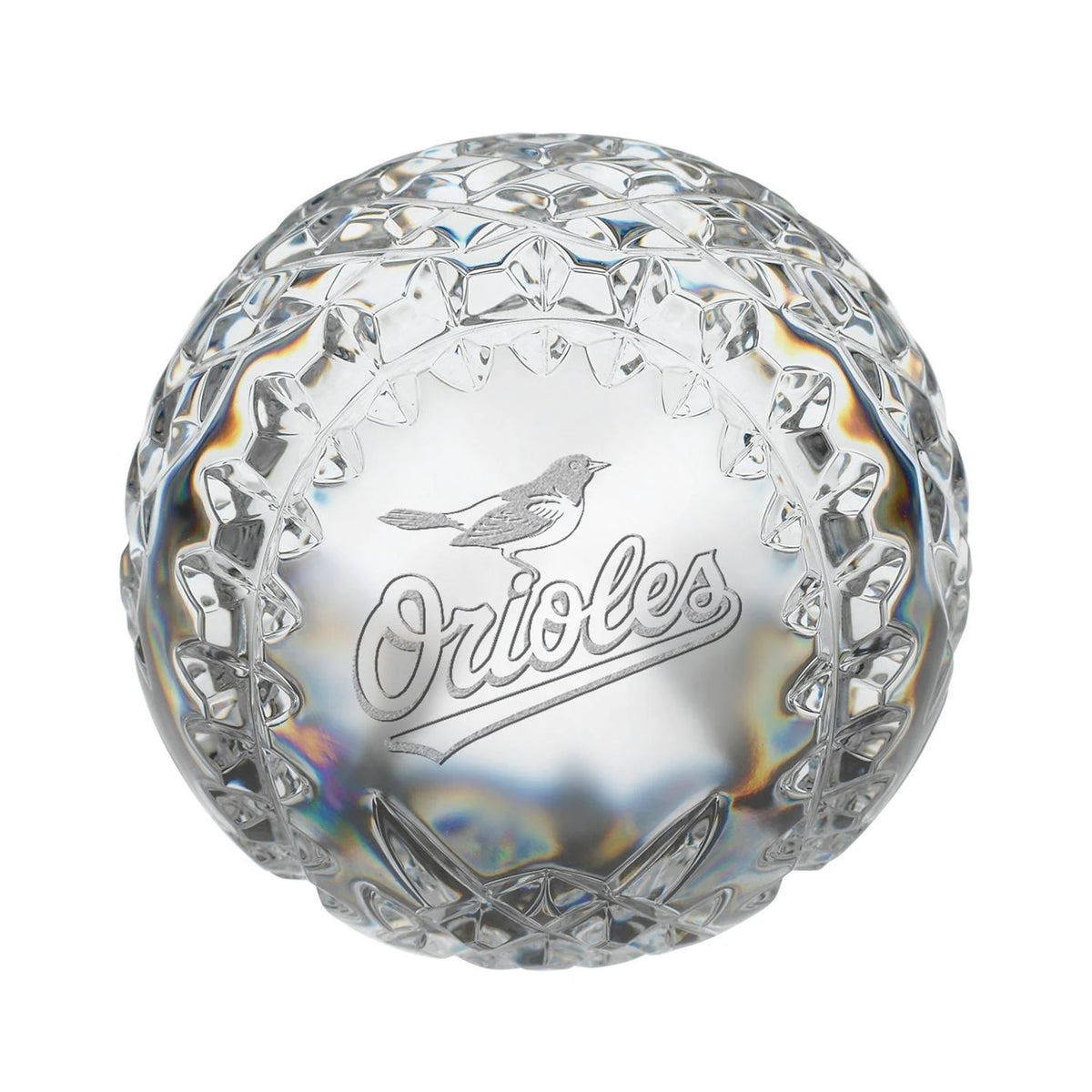 Crystal Baseball Paperweight R522