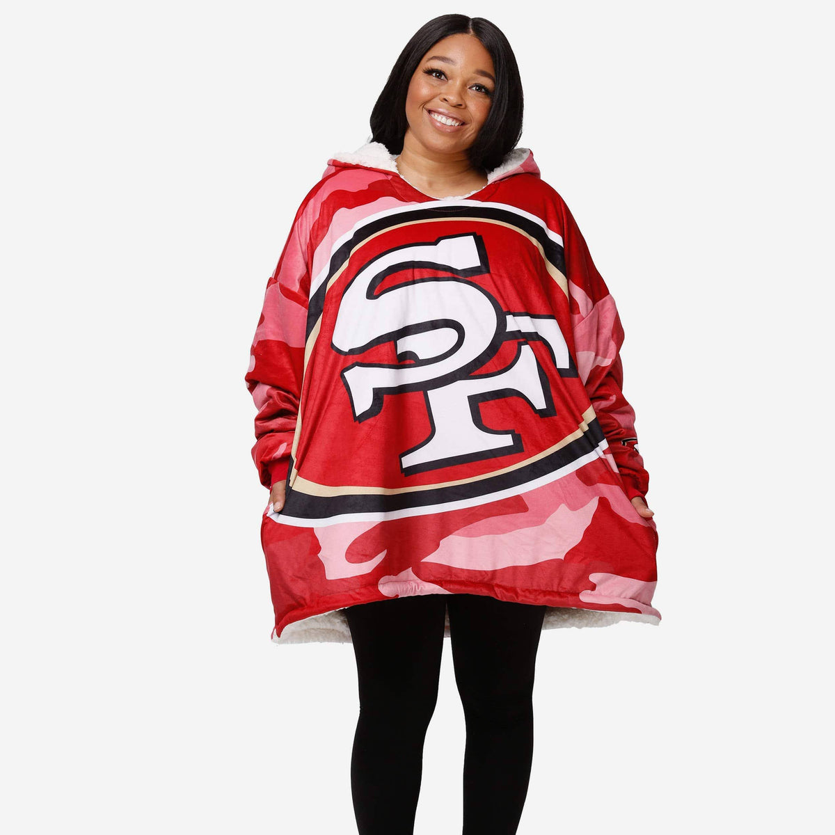 Reversible Team Color Camo Hoodie Y49539