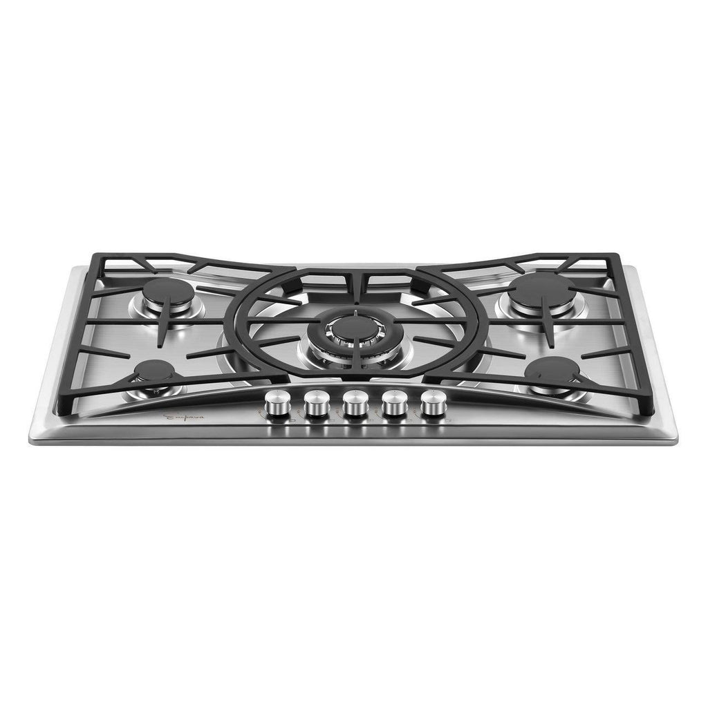 36x22 Stainless Steel 5 Burners Gas Cooktop X600456