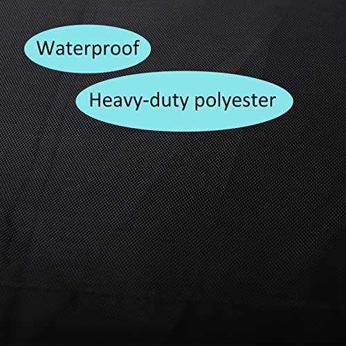 Durable Double Door Waterproof Anti-UV Dog Crate Cover T28544
