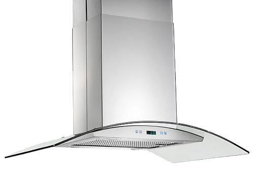 36x22 600 CFM Convertible Island Range Hood N350