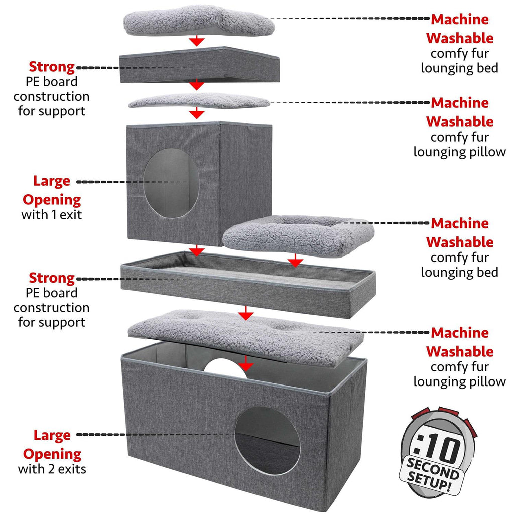 Stackable Cat Condo I370367