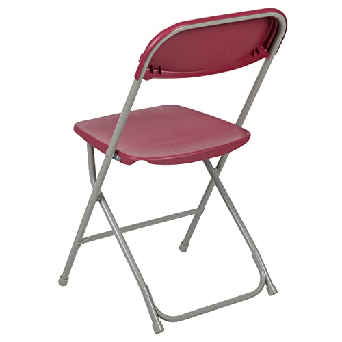 Set of 10 Black Plastic Folding Chairs P3759