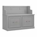 Entryway Bench with Doors in Cape Cod Gray Z511371