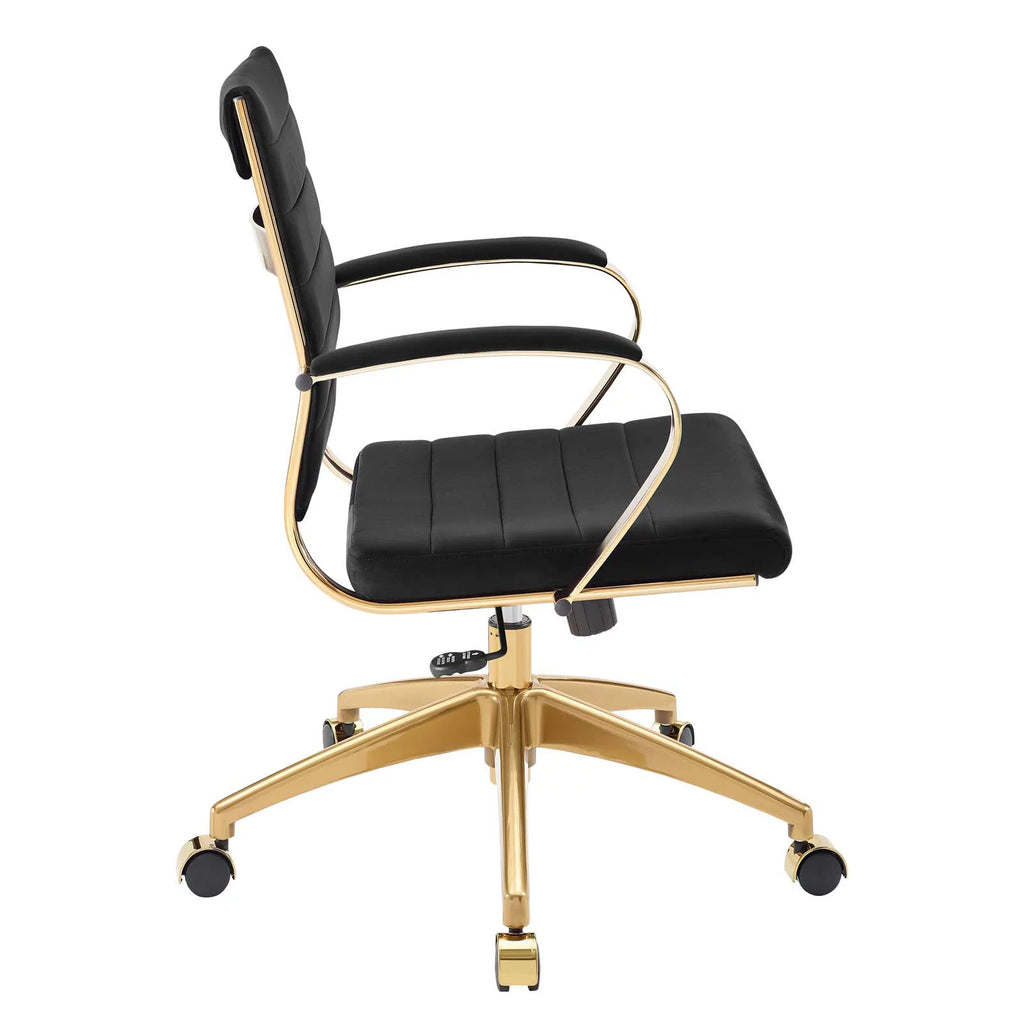 Black Velvet Office Chair T29287