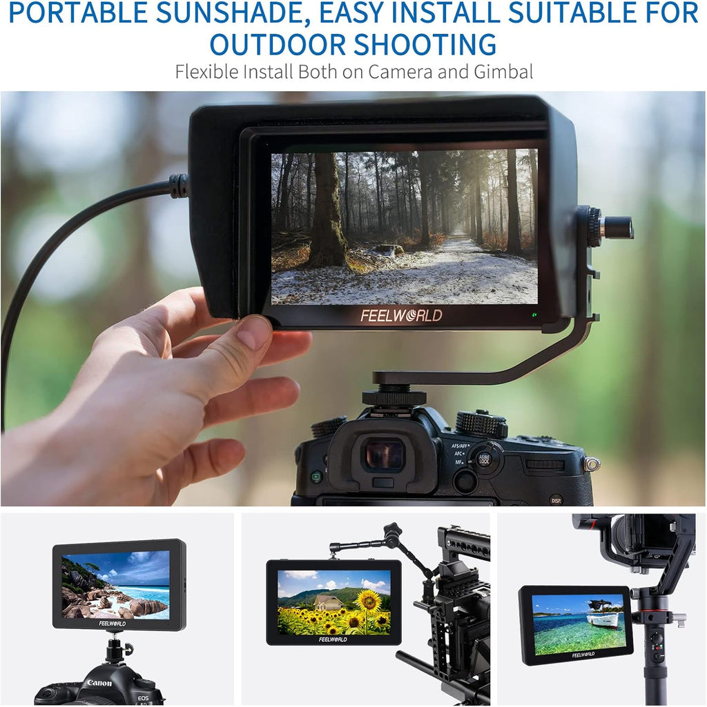 5.5 Inch 4K HDMI Input Output Touch Screen Camera Monitor C231
