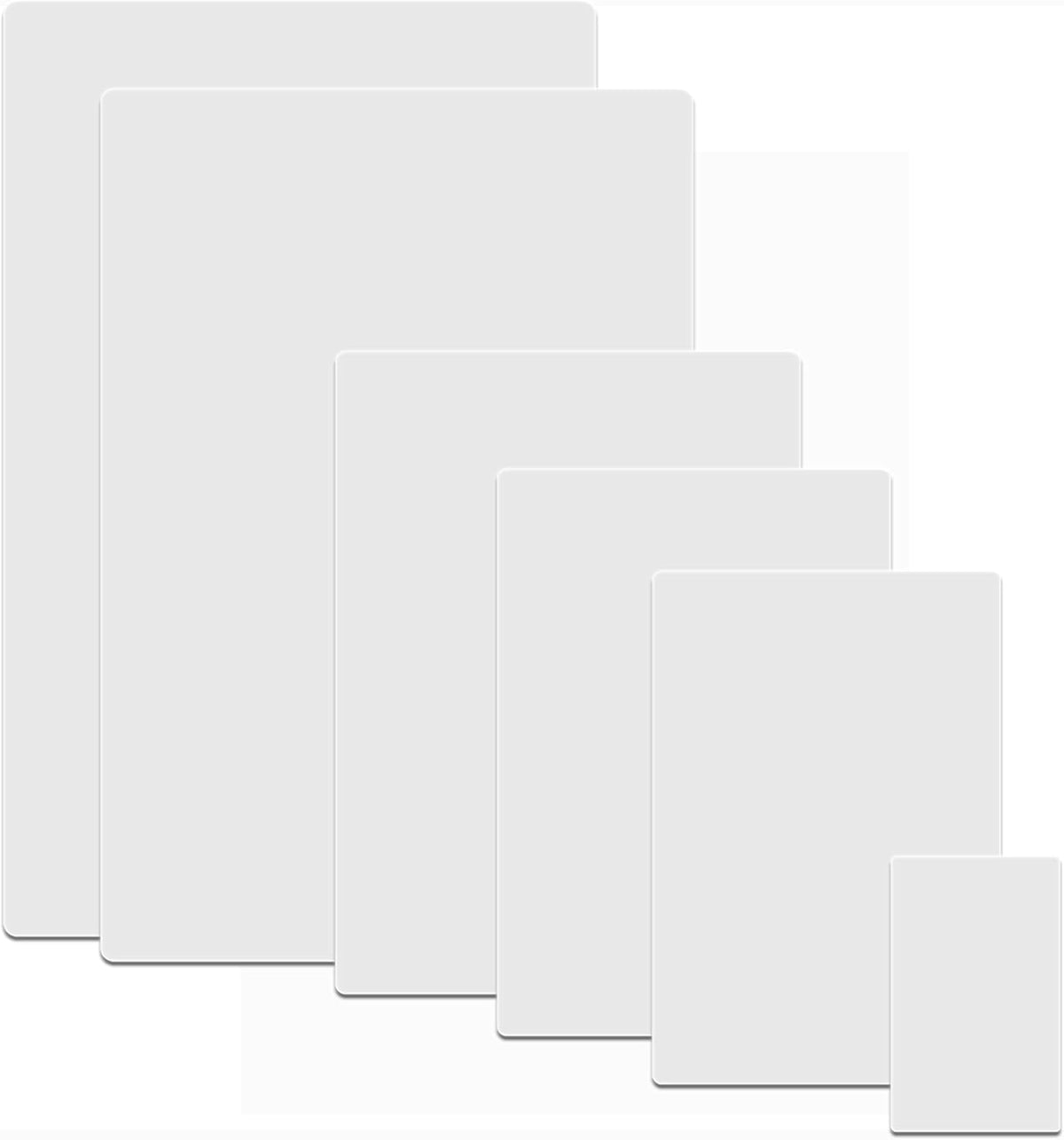 350-Pack Clear Thermal Laminating Pouches, 7 Sizes I75897