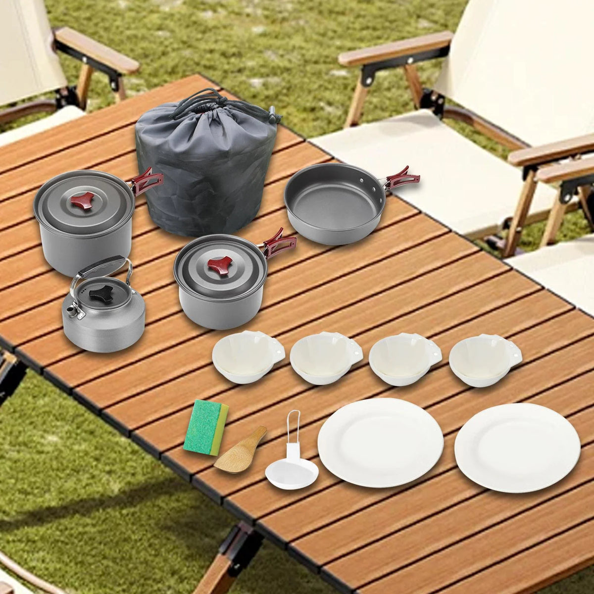 Non Stick Camping Cookware Mess R756