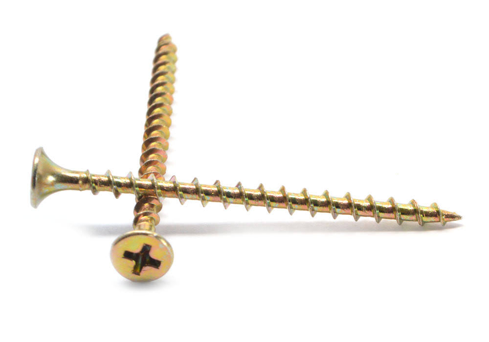 6 x 2 1/4x22 Coarse Thread Drywall Screw Phillips Bugle Head Medium Carbon Steel Yellow Zinc Plated R1632