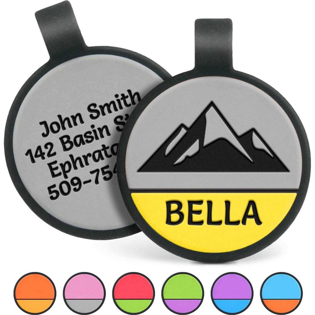 Silent Silicone Dog ID Tag A248