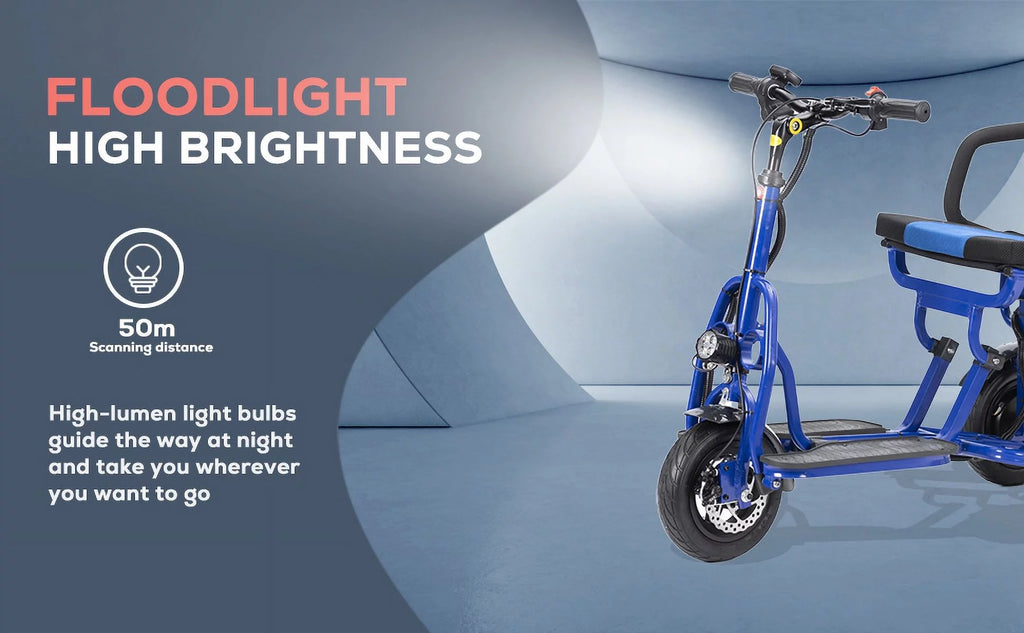 Blue Folding Mobility Scooters N179435