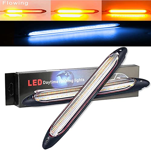 12V Waterproof LED Daytime Running Lights Strip 2Pcs L3039