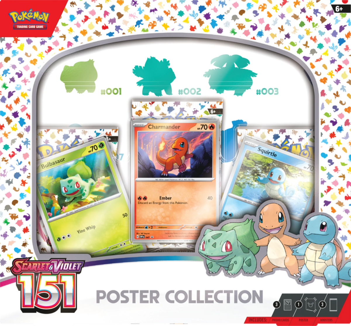 Pokemon Trading Card Games 151 Poster Collection Box H6690