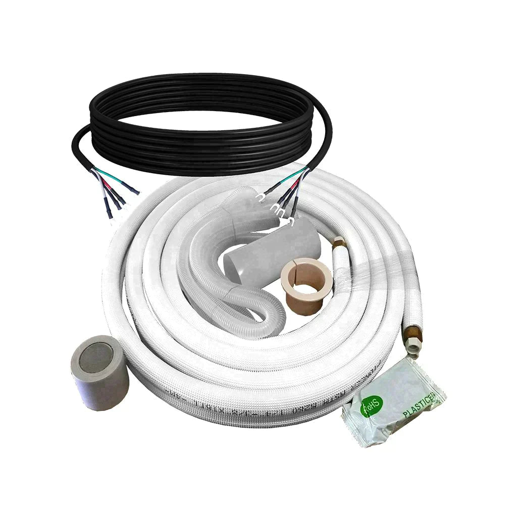 50ft 1/4-1/2 Copper Piping Kit Line Set Z304