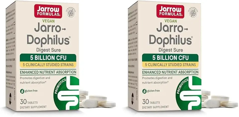 Probiotics Supplement 5 Billion CFU Digestive Enzymes 30 Bilayer Tablets R979681