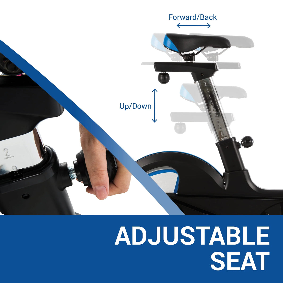 Indoor Cycling Exercise Bike with 8 Resistance Levels D392