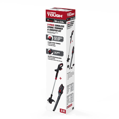20V Max Cordless Combo Kit, String Trimmer & Sweeper V9189