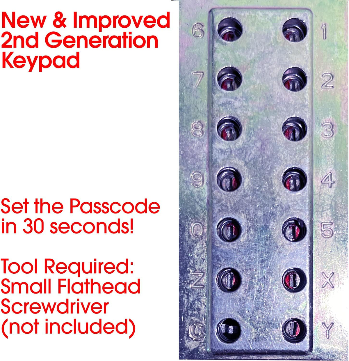 Satin Chrome Combination Surface Mount Deadbolt K9627