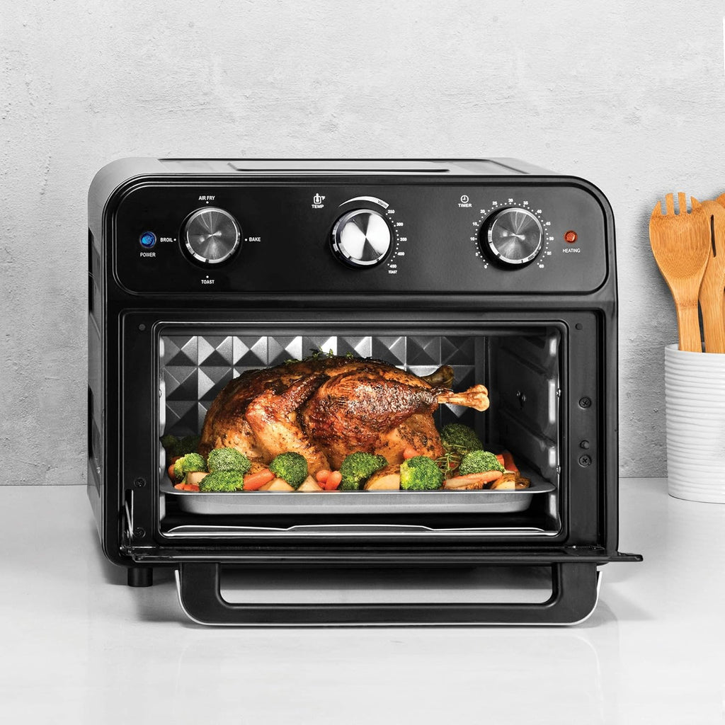 22 Quart Air Fryer Toaster Oven, Black H6486