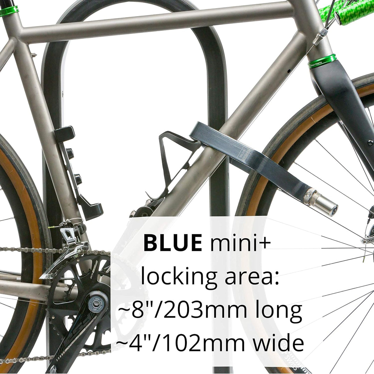 Blue Mini+ Flexible U Lock for Bicycle Electric Bike Scooter R520