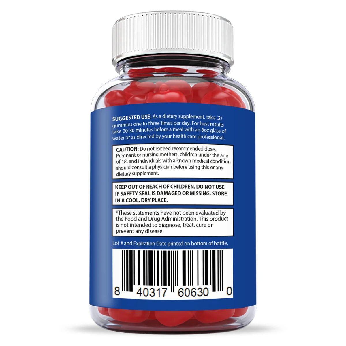 Keto ACV Gummies 1000MG 180 Count M977752
