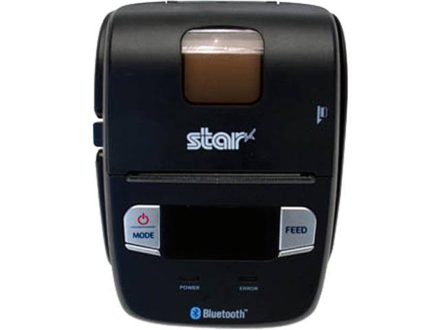 Portable Direct Thermal Receipt Printer Black W326024