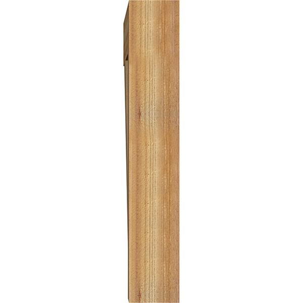 Traditional Block Rough Sawn Bracket, Western Red Cedar S7339