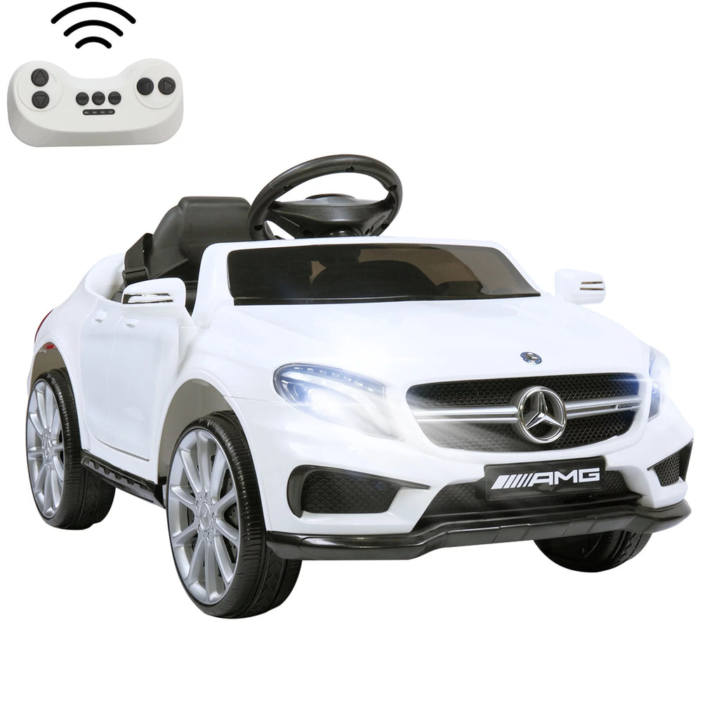 6V Battery 4-Wheel Electric Ride On Truck Car with Remote Control, White Y18842
