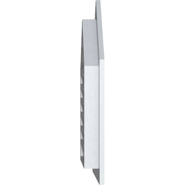 24x22W x 32x22H Peaked Top Gable Vent, PVC S626593