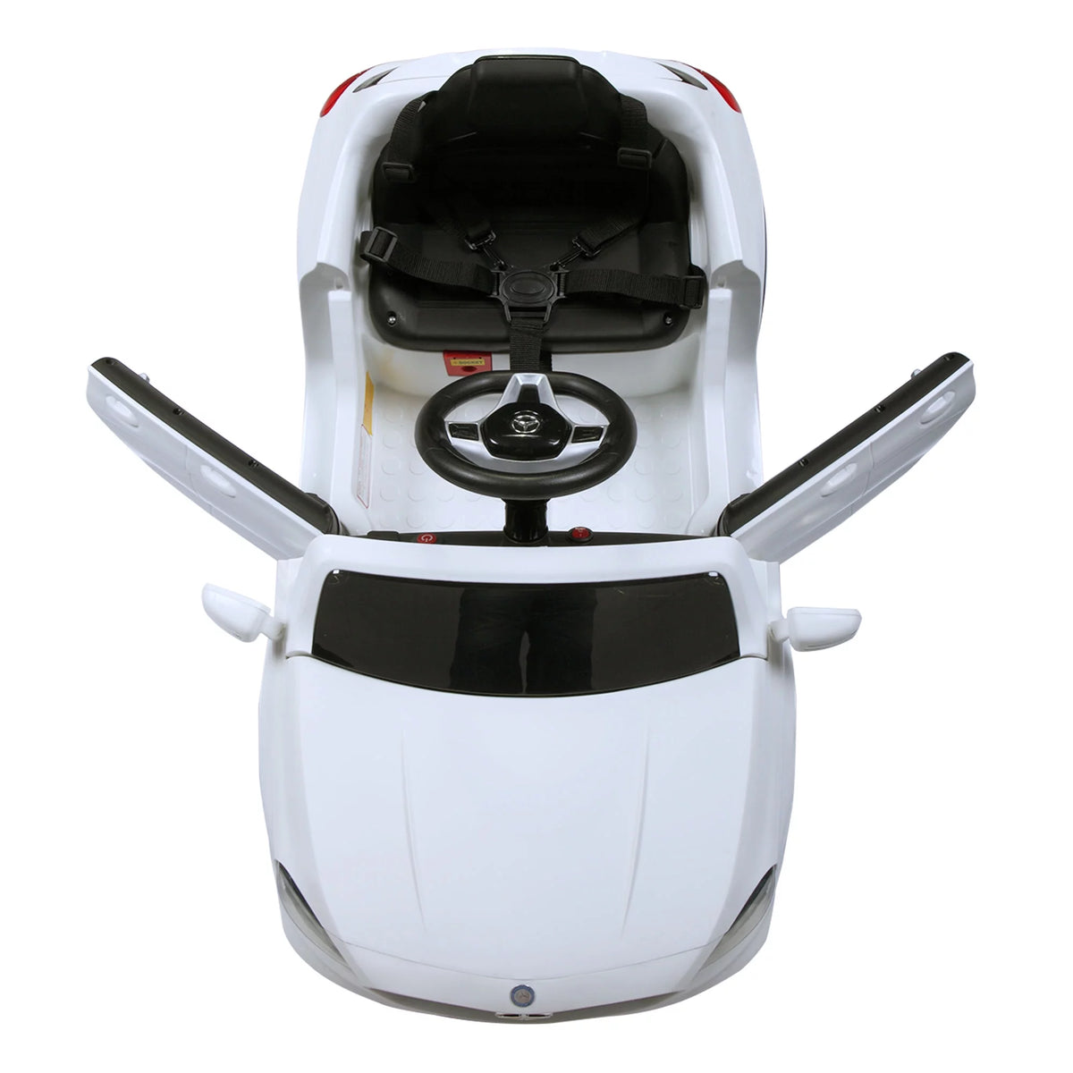 6V Battery 4-Wheel Electric Ride On Truck Car with Remote Control, White Y18842