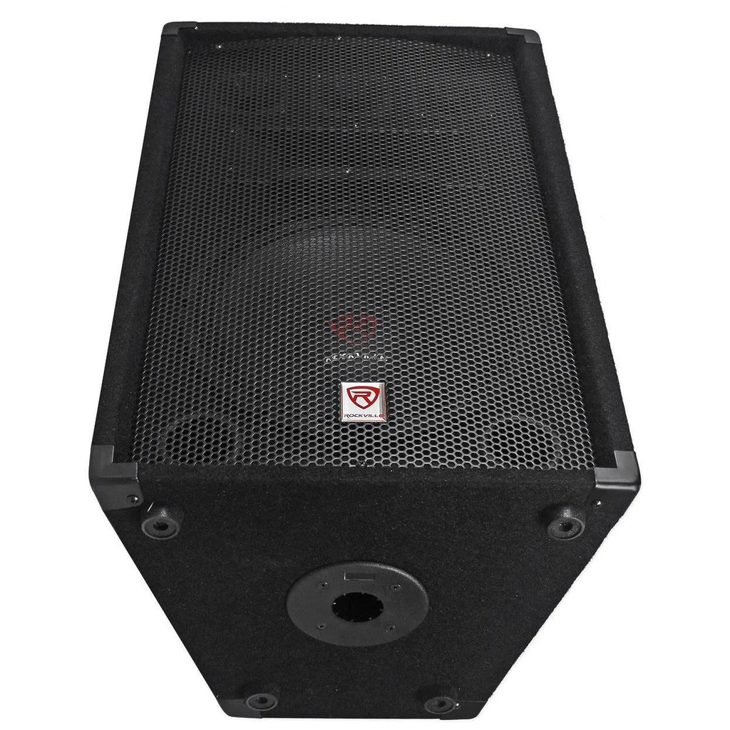 12 3-Way 1000W 4-Ohm Passive DJ Speakers with Stands, Cables, Bag R701