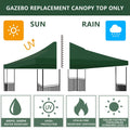 10FTx10FT Replacement Canopy Top Gazebo Tent Sunshade Cover U4340
