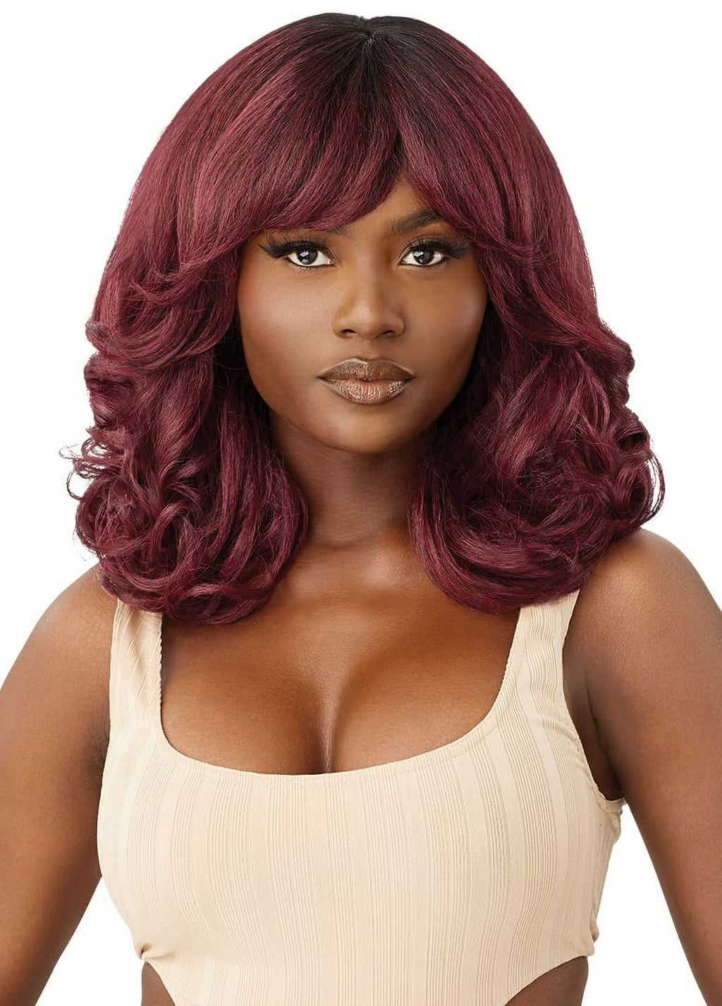 14" DR Brown Wig H25336