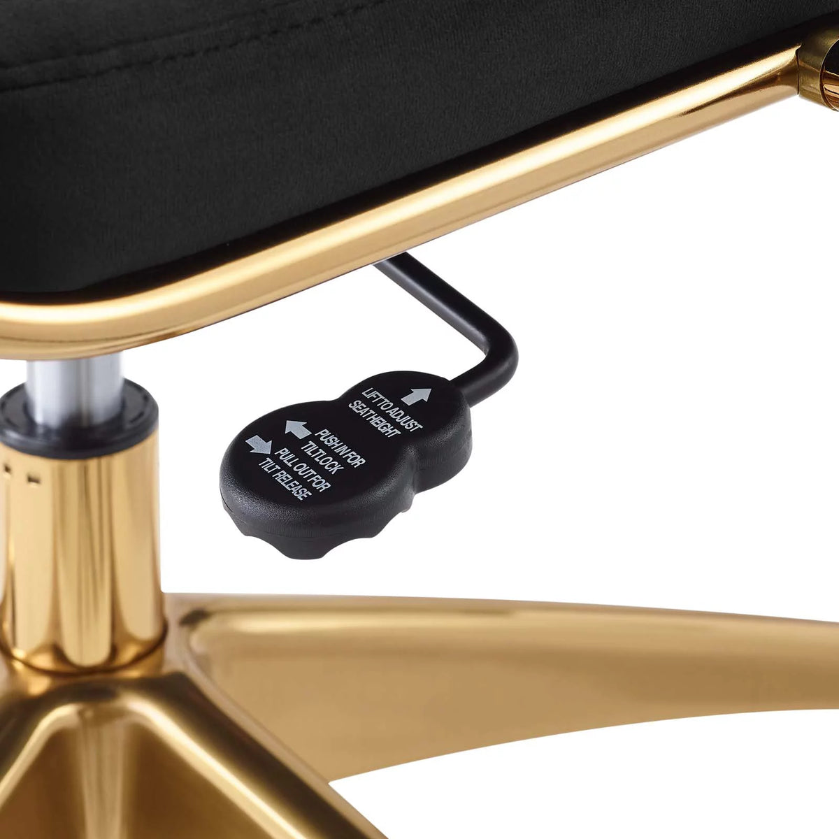 Black Velvet Office Chair T29287