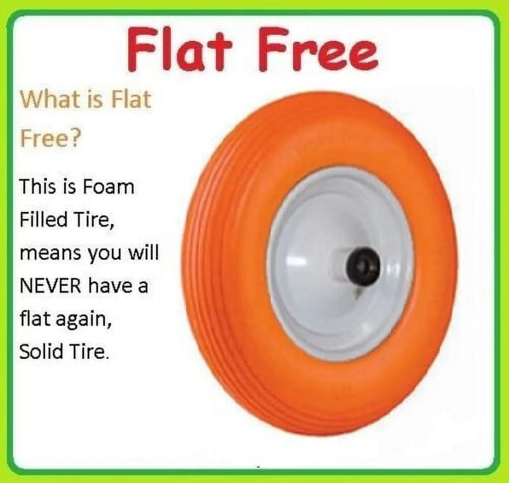 Flat Free Wheelbarrow Tire L26097