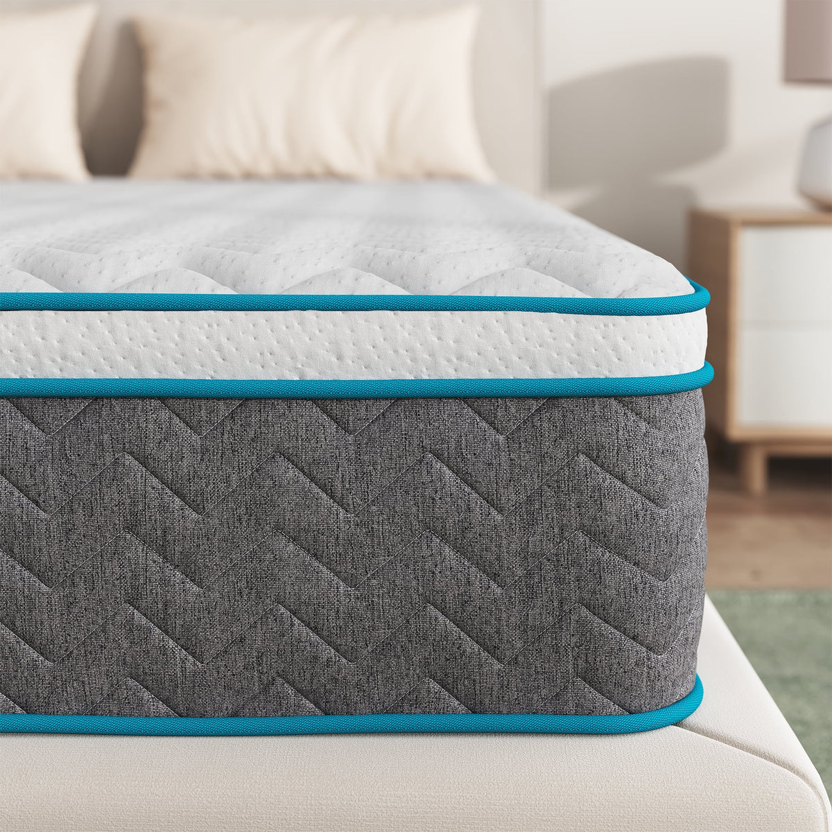 Full Size 10 inch Memory Foam Hybrid Mattress O8501