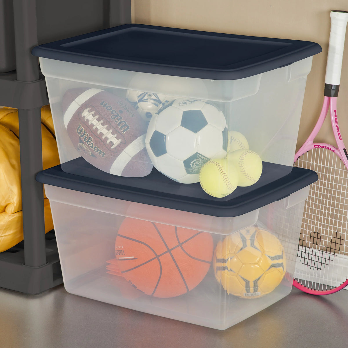 58 Qt Storage Box Set of 8 D4278