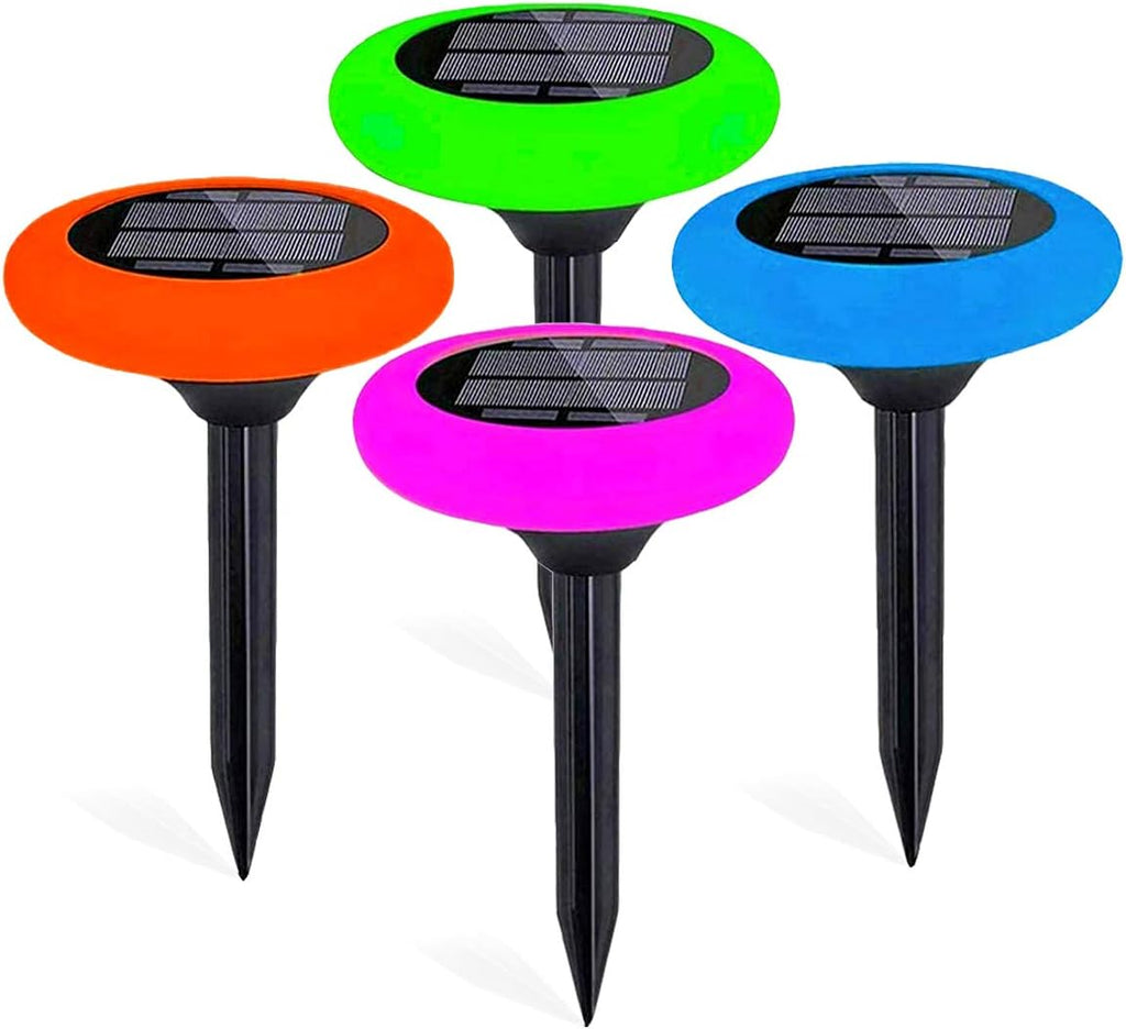 7 Color Solar Pathway Lights (4Pack) W26213