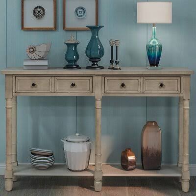 Gray Wash Console Table R894774
