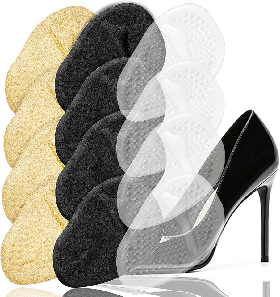 Metatarsal Pads Ball of Foot Cushions 2 Beige 2 Black 2 Clear R1132