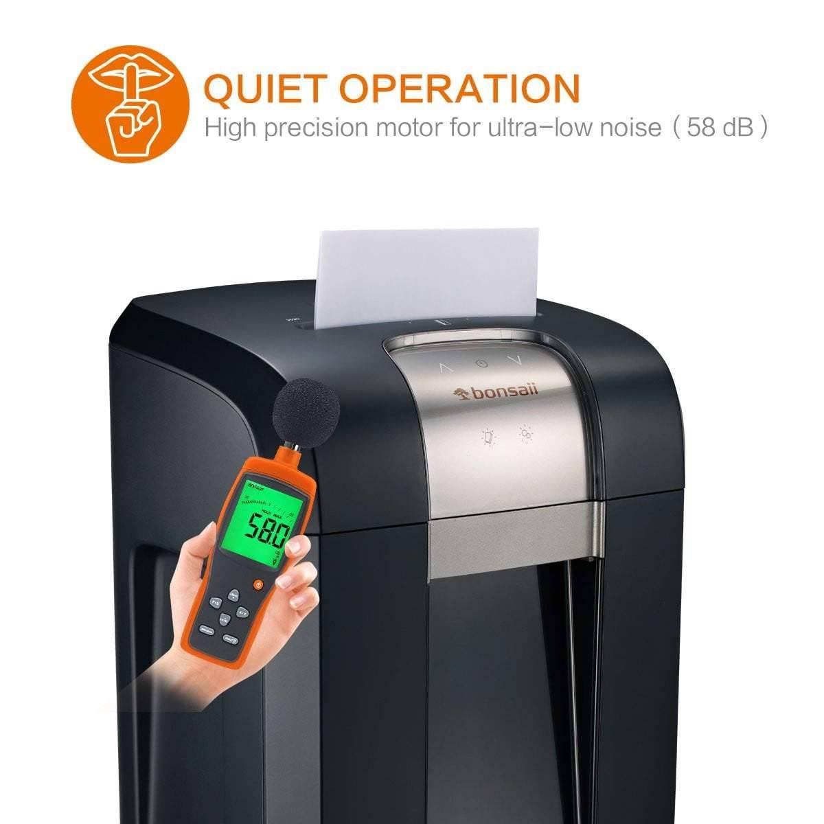 18-Sheet Cross-Cut Heavy Duty Shredder with 240 Minutes Running S25582