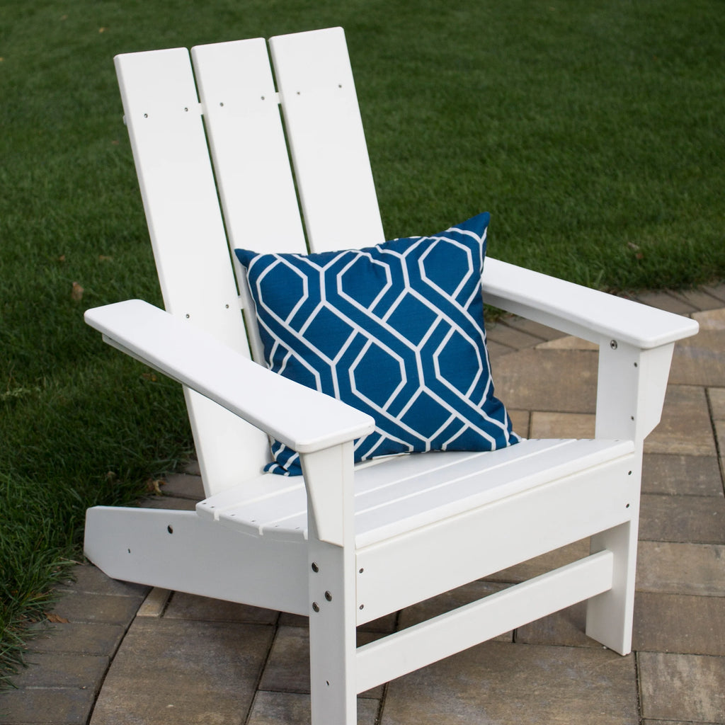 Oversized White Adirondack Chairs H459