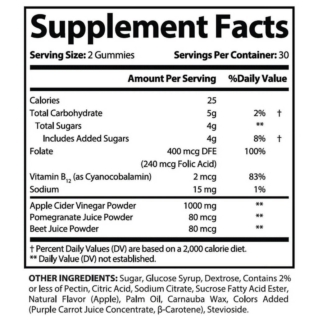 Keto ACV Gummies 1000MG 180 Count M977752