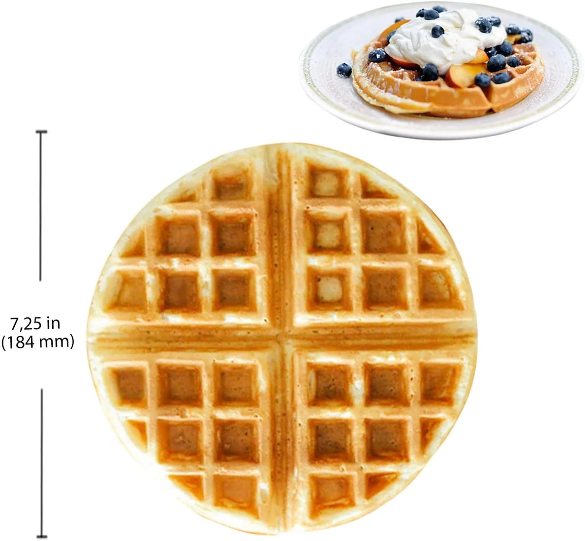 Rotating Nonstick Waffle Iron J7735